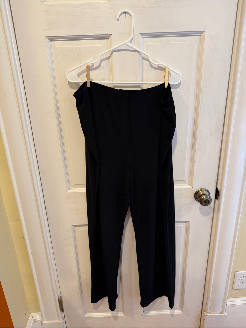 NEW JM Collection Black Stretch Pant- Wide Leg- Comfort Waistband- Size 2X $49